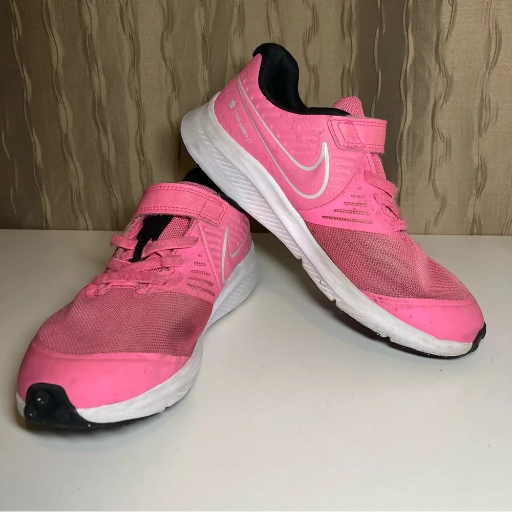 Nike Star Runner 2.0 Girl's 3Y Hot Pink Running Sneaker AT1801-603